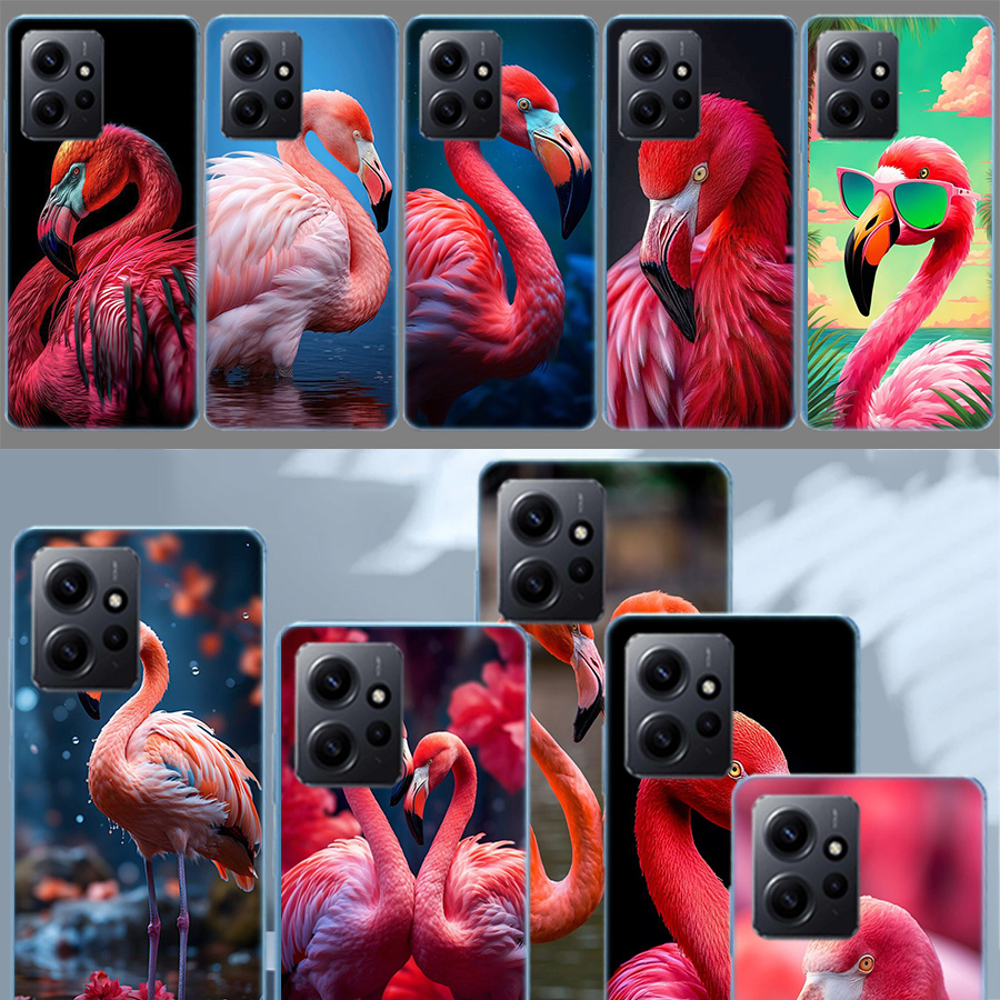Phone Cases Com - Flamingo Love Phone Case For Redmi