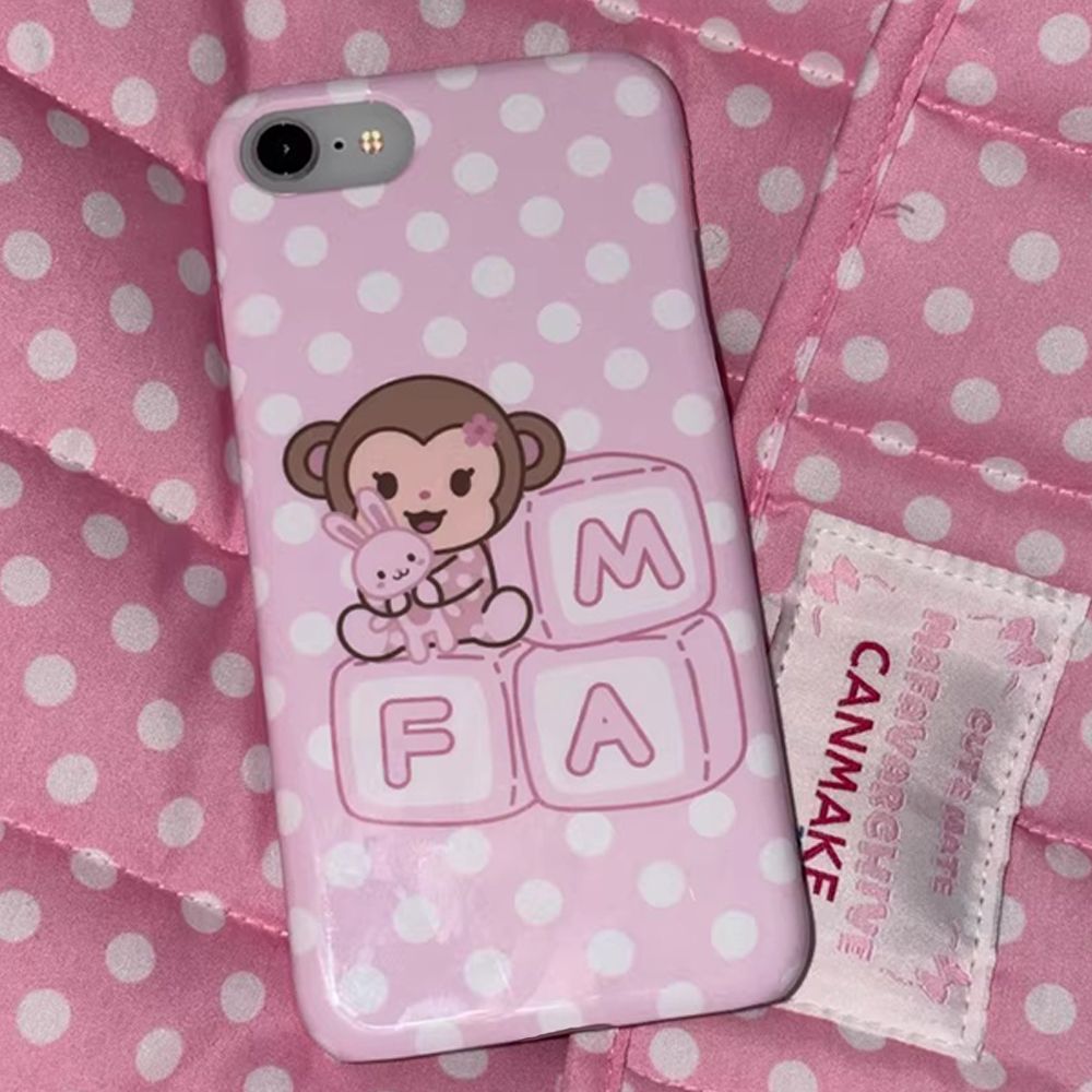 Phone Cases Polka Dot - Korean Cartoon Sweet Pink Cute Little