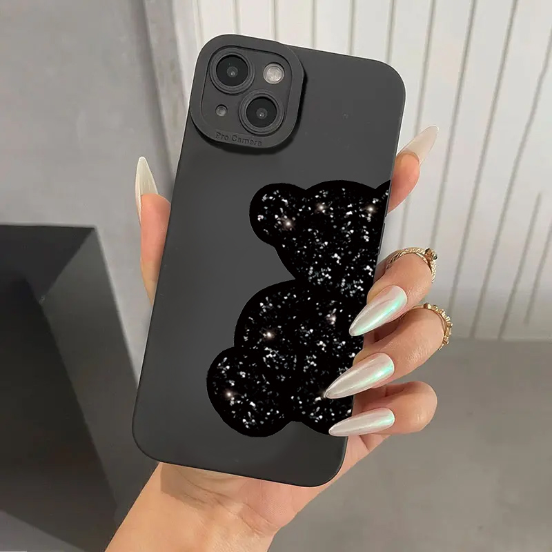 Phone Cases Dior - Floral Bear Painting Phone Case For
