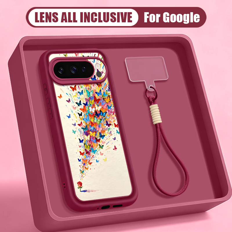 Phone Cases Pixel 9A - Cute Butterfly Pattern Phone Case For