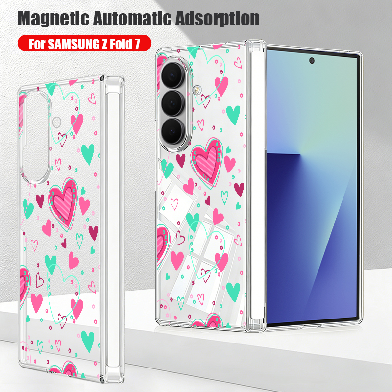 Phone Cases Z Fold 5 - Magnetic Auto Adsorption Phone Case For