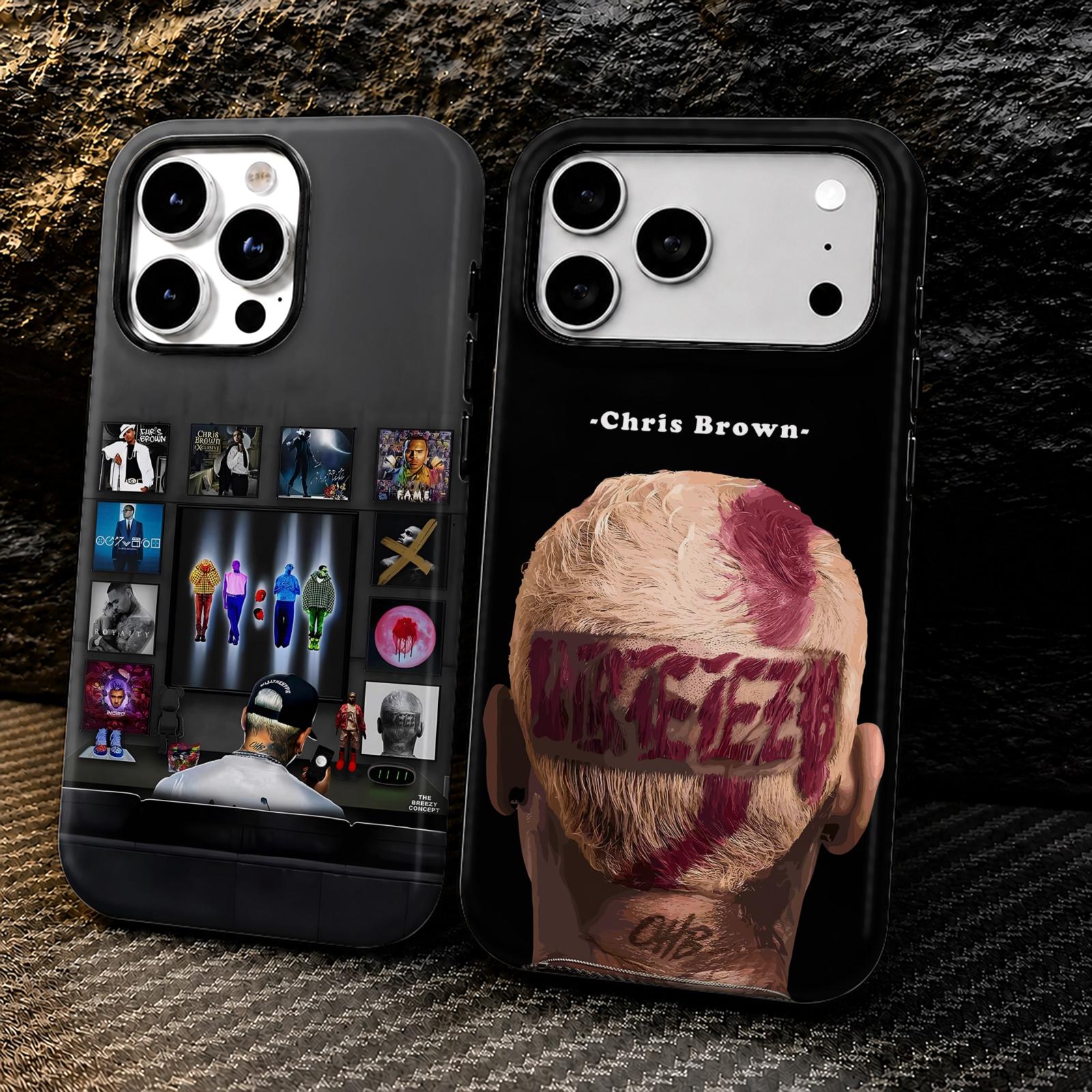 Phone Cases Iphone 17 Pro - Rap C-Chris B-Brown Phone Case For