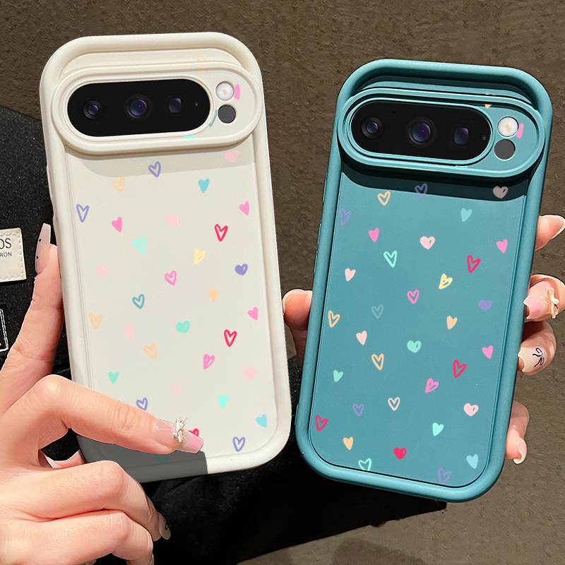 Colorful Little Hearts Soft Ca - огляд і ціна Phone Cases Pixel 9A