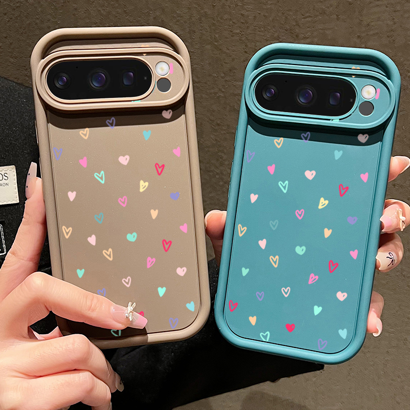 Colorful Little Hearts Soft Ca - огляд і ціна Phone Cases Pixel 9A