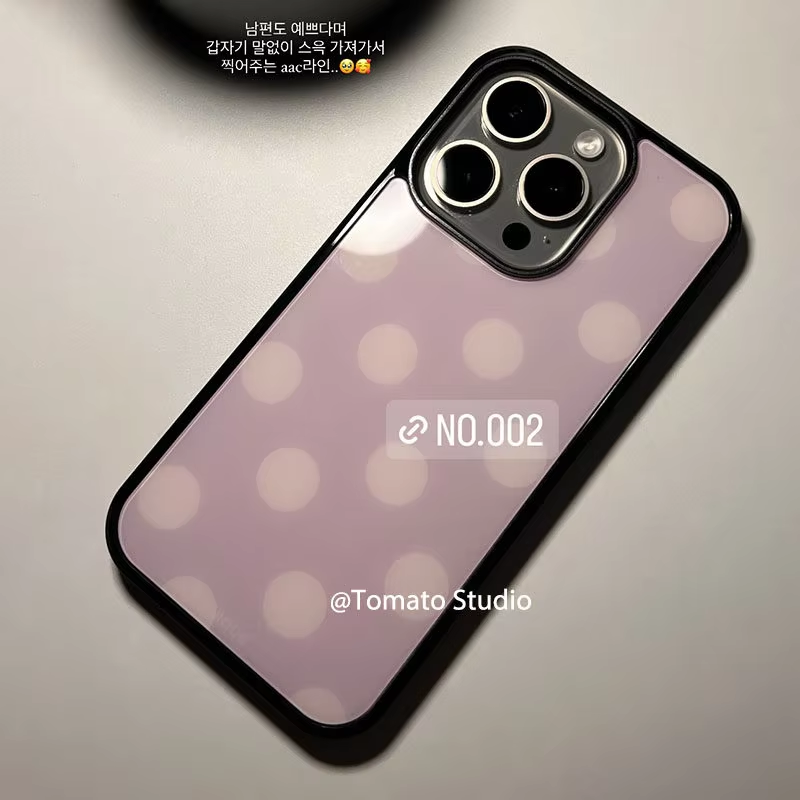 Korean Ins Fashion Purple Polk - огляд і ціна Phone Cases Polka Dot