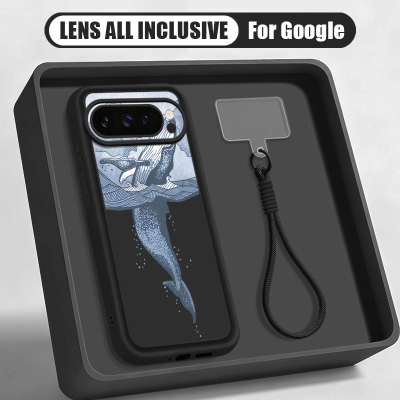 Humpback Whale Print Wrist Str - огляд і ціна Phone Cases Pixel 9A