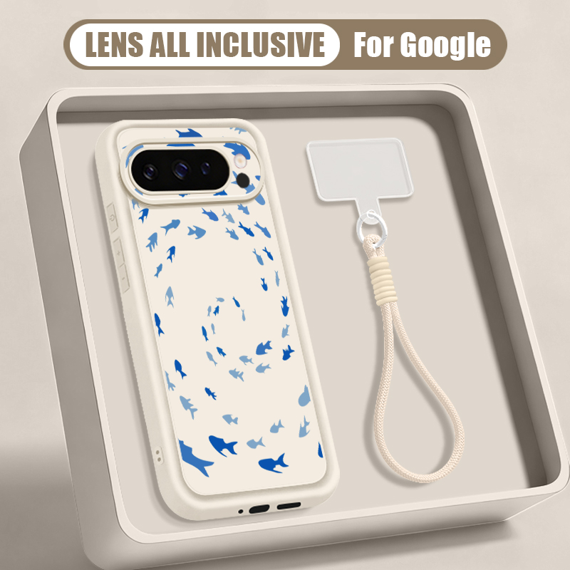 Humpback Whale Print Wrist Str - огляд і ціна Phone Cases Pixel 9A