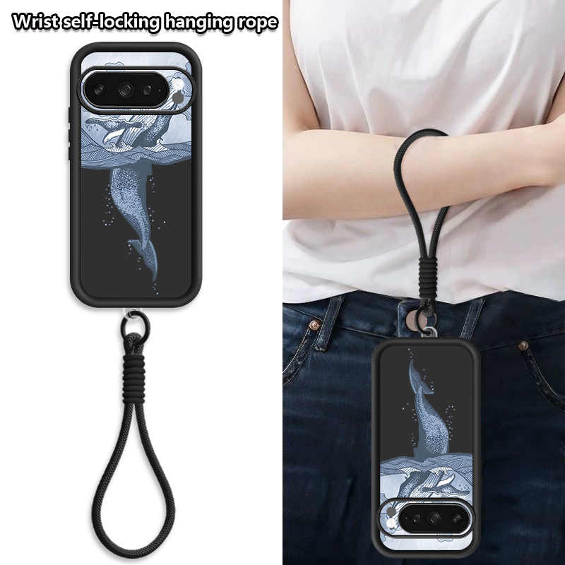 Humpback Whale Print Wrist Str - огляд і ціна Phone Cases Pixel 9A