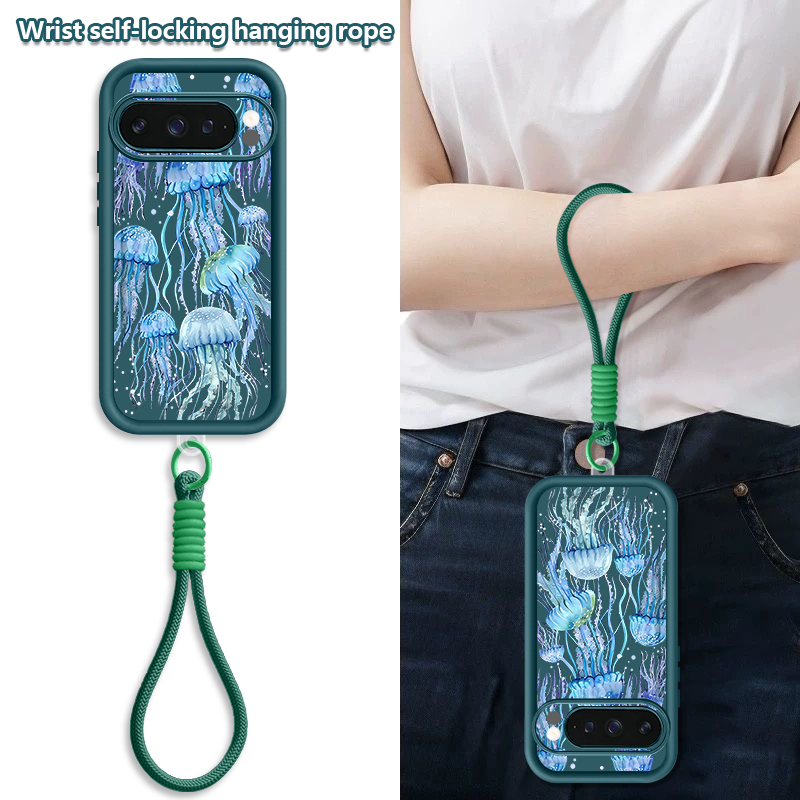 Humpback Whale Print Wrist Str - огляд і ціна Phone Cases Pixel 9A