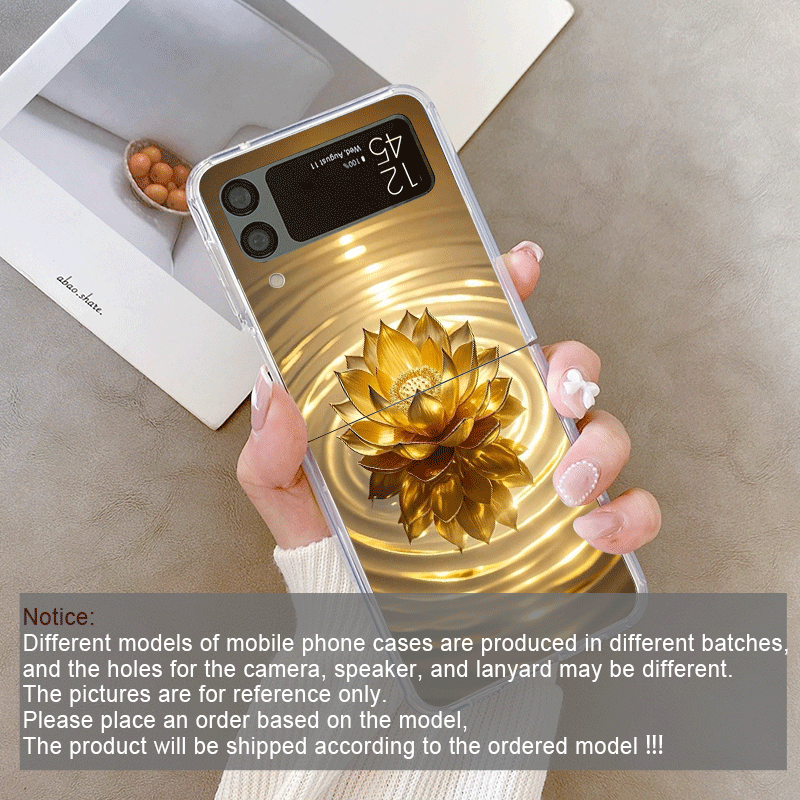 Creative Golden Lotus Flower P - огляд і ціна Phone Cases Z Flip 7