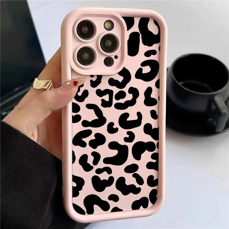 Black Leopard Print Pattern Si - огляд і ціна Phone Cases Dior