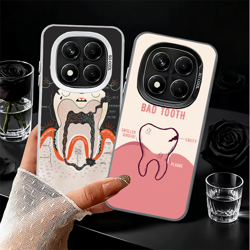 Tooth Dentist Pattern Soft Pho - огляд і ціна Phone Cases Shein