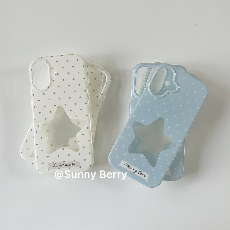 Korean INS Polka Dots White BL - огляд і ціна Phone Cases Polka Dot