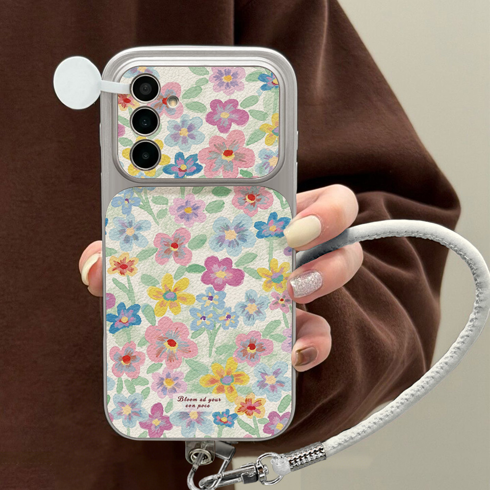 Colorful Floral Leather Phone  - огляд і ціна Phone Cases Samsung