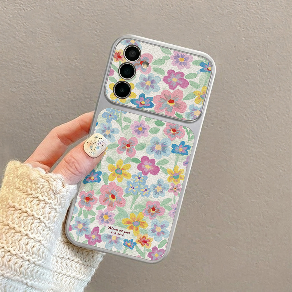 Colorful Floral Leather Phone  - огляд і ціна Phone Cases Samsung
