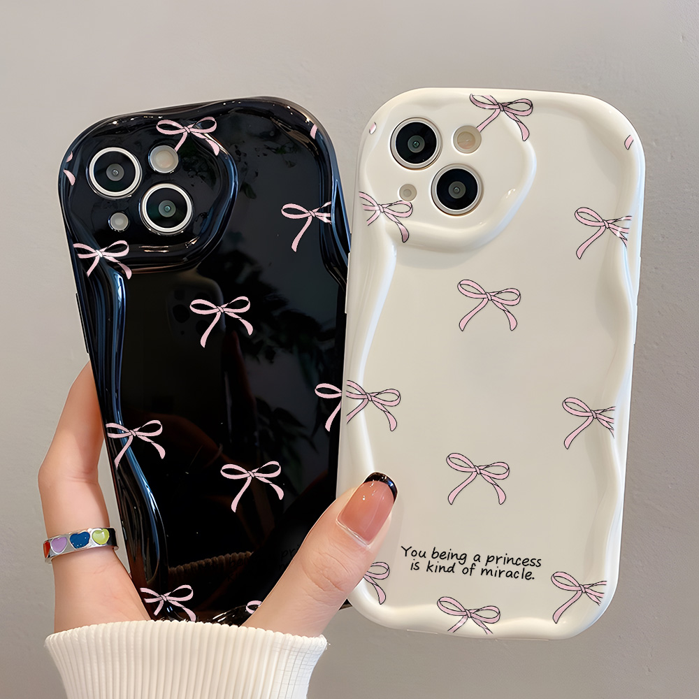 Bow Wavy Edge Phone Case For S - огляд і ціна Phone Cases Dior