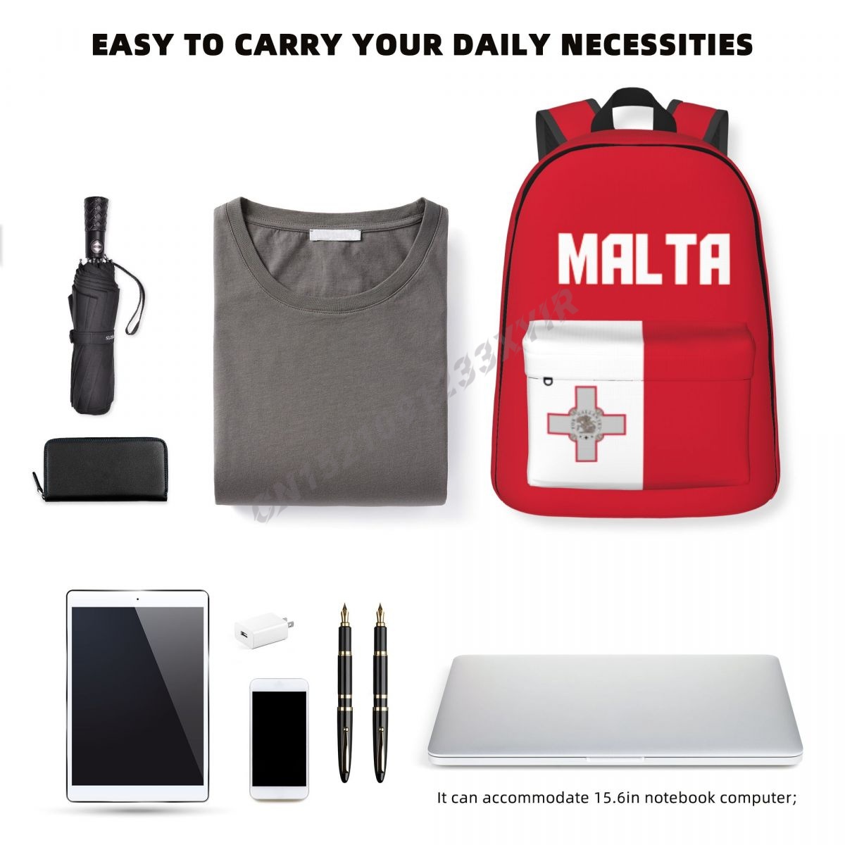 Unisex Backpack Malta Flag Mal - огляд і ціна Phone Cases Malta