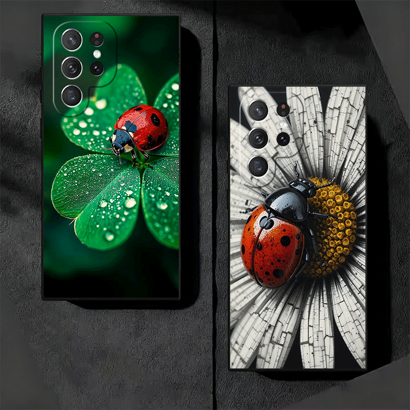 Seven-Spotted Red ladybug Soft - огляд і ціна Phone Cases Shein