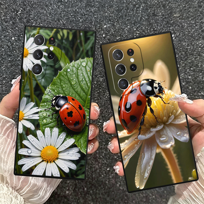 Seven-Spotted Red ladybug Soft - огляд і ціна Phone Cases Shein
