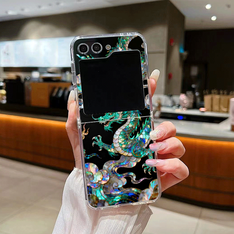 Stylish Tiger Dragon Marble Te - огляд і ціна Phone Cases Z Flip 7