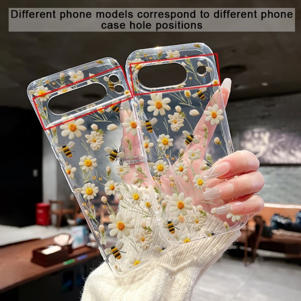 Cute Honeybee Flower Pattern S - огляд і ціна Phone Cases Pixel 9A