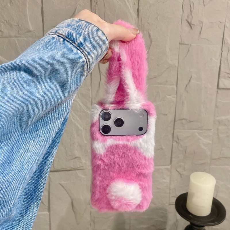 Cute Rabbit Design Fluffy Phon - огляд і ціна Phone Cases Iphone 17 Pro