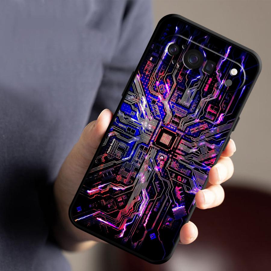 Retro Circuit Board Funda Phon - огляд і ціна Phone Cases Pixel 9A