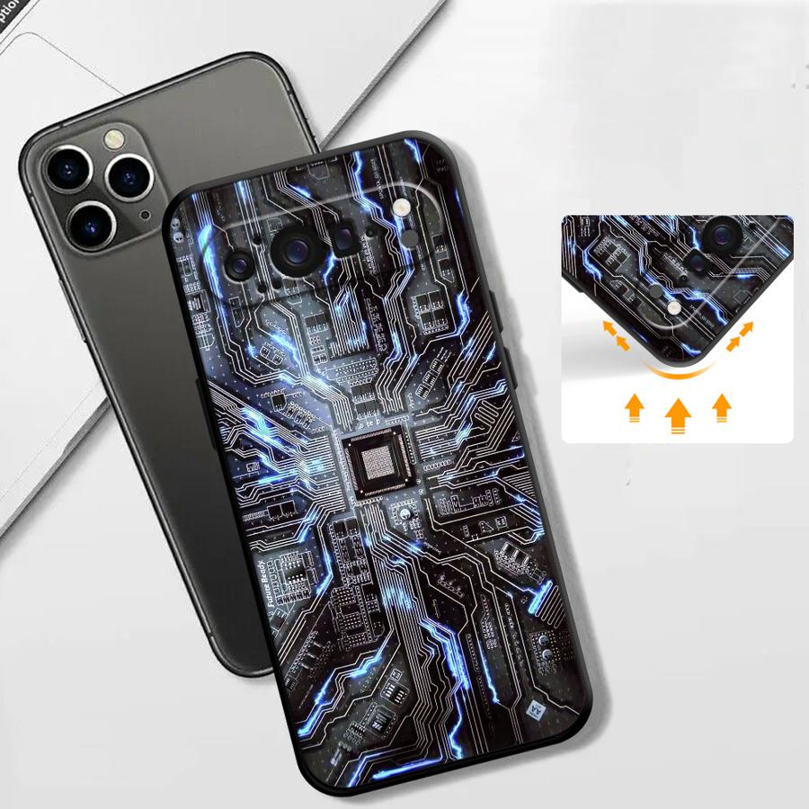 Retro Circuit Board Funda Phon - огляд і ціна Phone Cases Pixel 9A